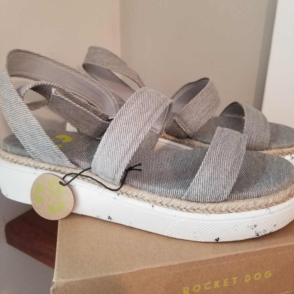 Franki Grey Rocket Dog Recycled Sandal